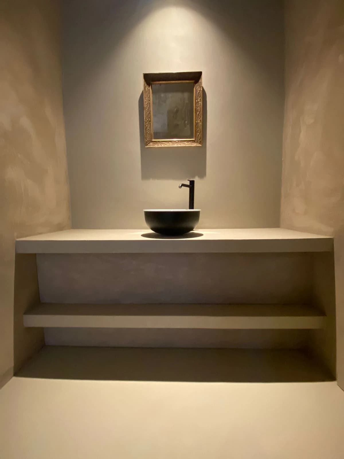Lavabo su misura nello studio 2d casa